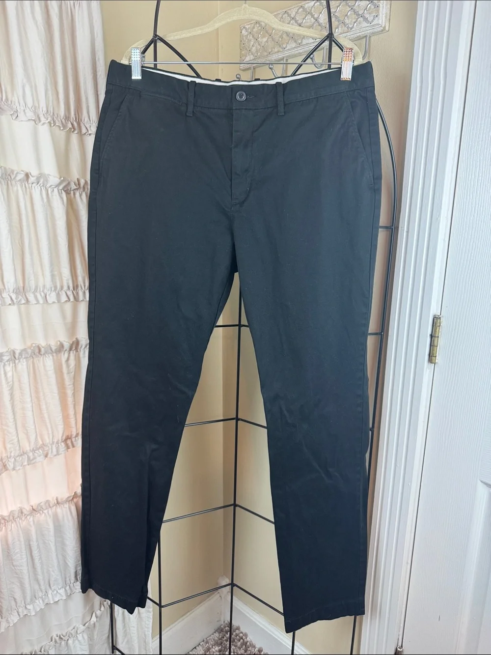 J. Crew Black Men's Stretch Chino Pants 36 x 34